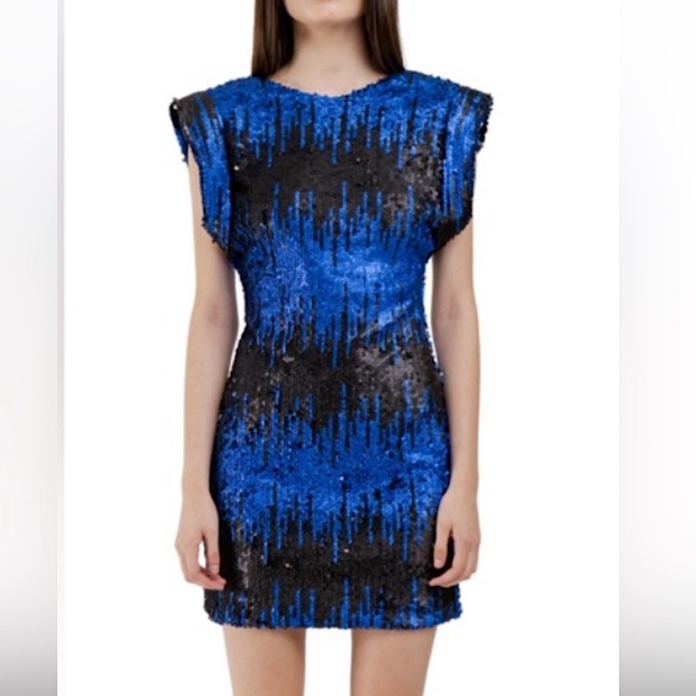 L'ATISTE Sequin Mini Dress